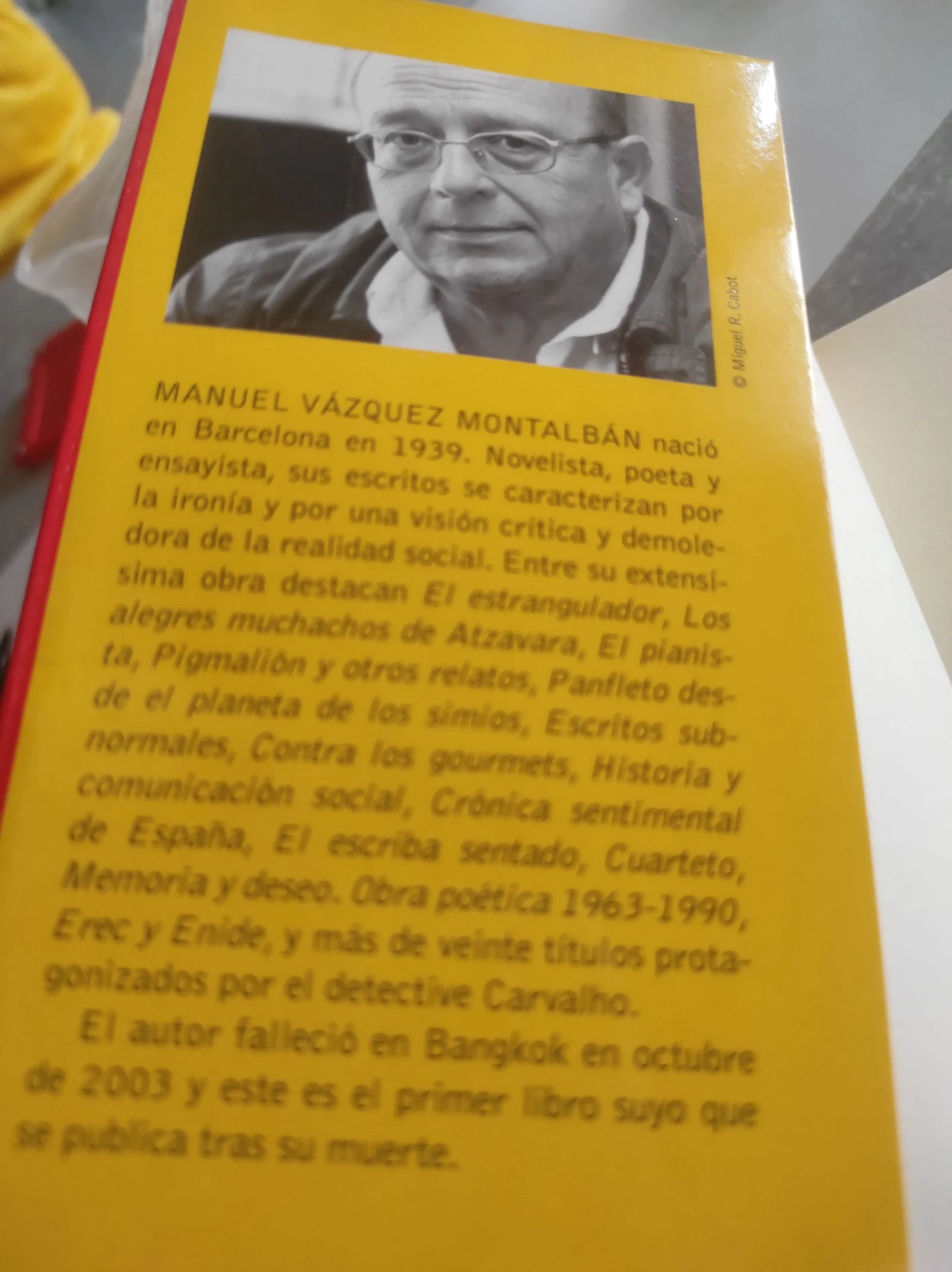 De aznaridad por dios, Manuel Vázquez Montalbán 2003 – photo 5